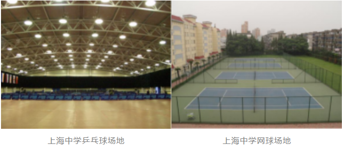上海中学乒乓球场地