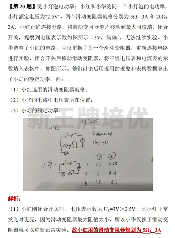 2024中考物理题目