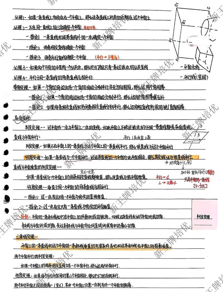 《复附学霸-高中数学笔记》